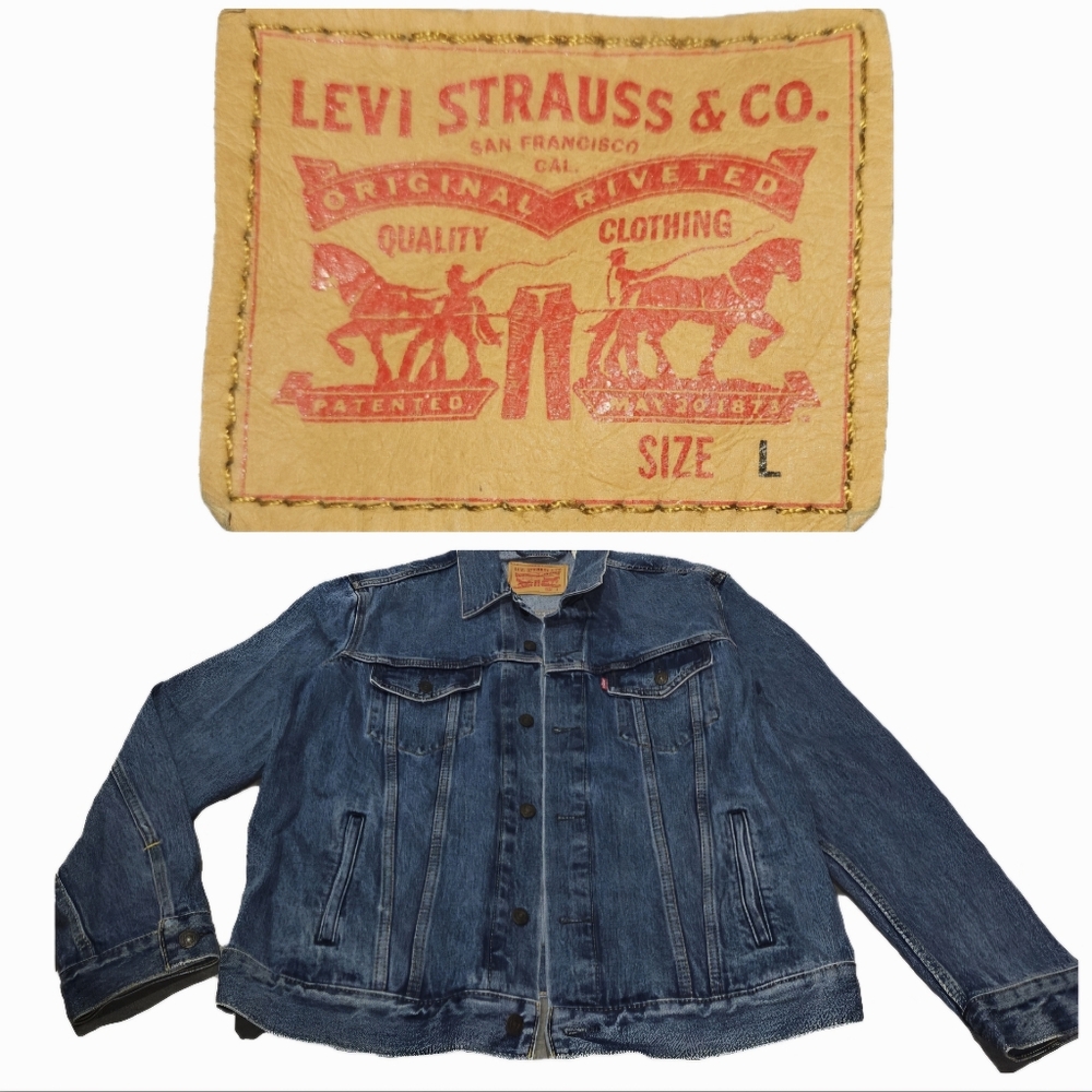 80s Levi's Denim Jacket M, Vintage Blue Jean Distressed Unisex Trucker's Coat